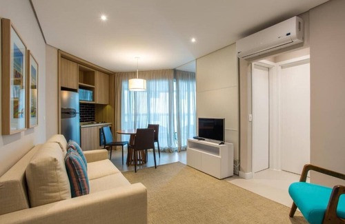 Pompeia Apartment | Delightful Residencial Estanconfor Santos with Pool & Spa