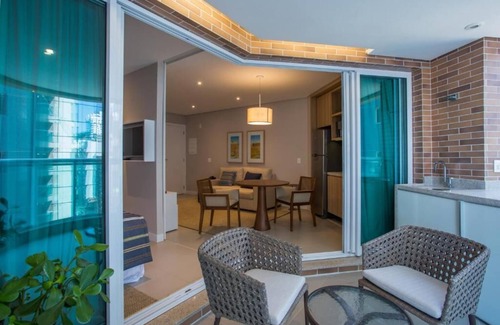 Pompeia Apartment | Delightful Residencial Estanconfor Santos with Pool & Spa