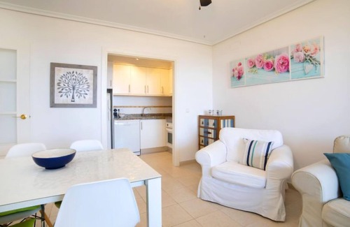 Pueblo Mascarat Apartment | Exceptional Residencial Jazmines: Oceanfront Retreat Awaits