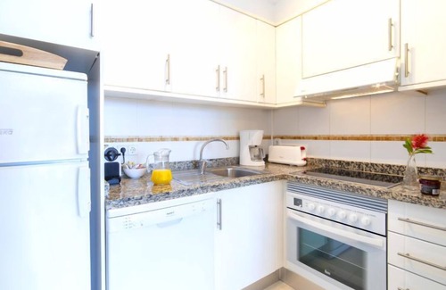 Pueblo Mascarat Apartment | Exceptional Residencial Jazmines: Oceanfront Retreat Awaits
