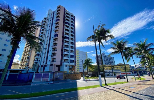Mirim Condo | Cozy Retreat at Residencial João Orisaka with Ocean View