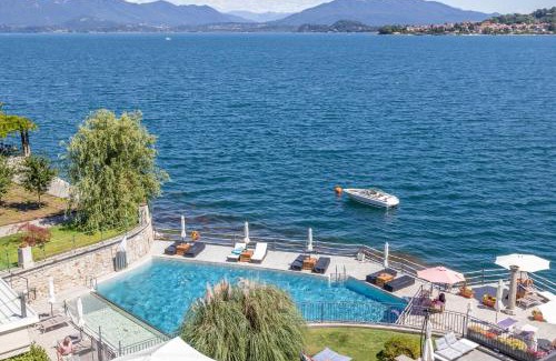 Meina Apartment | Pet-Friendly Resort Antico Verbano with Ocean View & Pool