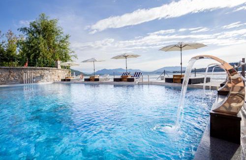 Meina Apartment | Pet-Friendly Resort Antico Verbano with Ocean View & Pool