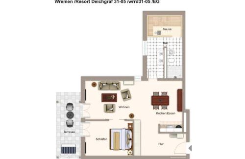 Wremen Apartment | Family-Friendly Getaway at Resort Deichgraf - 4 Stars