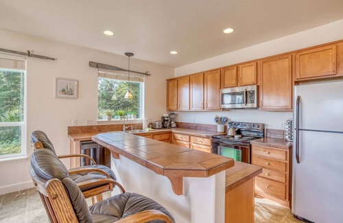 Netarts House | Rest Ashore: Elegant Oceanfront Retreat with Deck & BBQ