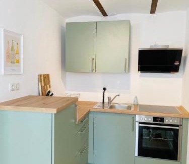 Großfischlingen Apartment | Historic Building with Private Courtyard and Parking
