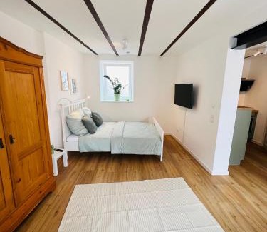 Großfischlingen Apartment | Historic Building with Private Courtyard and Parking