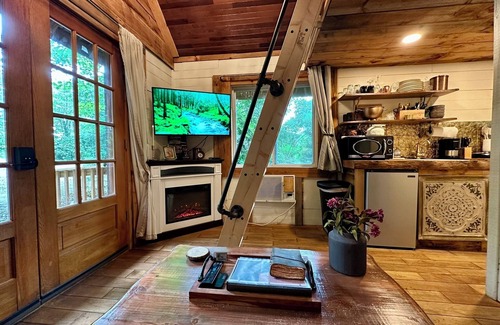 Foxfire Estates Cabin | Romantic Tiny Couples Cabin with Steam Sauna in Blue Ridge