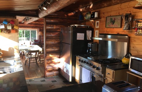 Finley Point Cabin | Historic 1940's Resort Cabin with Lake Views & Hot Tub