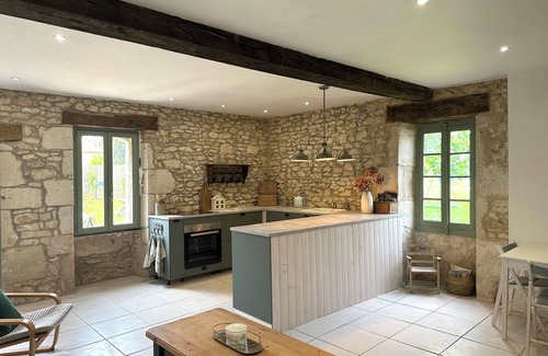 Margueron Other | Relaxing Restored Farmhouse with Pool Ideal for Gatherings