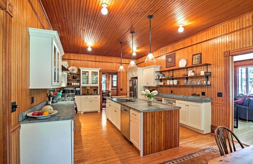 Saranac Lake House | Historic Lakefront Home with Breathtaking Views & Spa