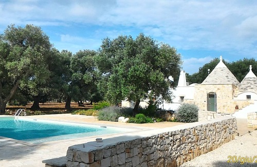 San Michele Salentino Villa | Historic Trullo with Ocean View & Private Pool Retreat