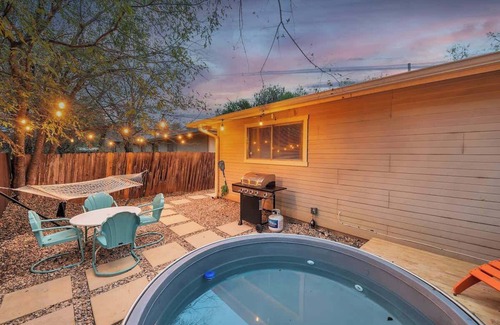 Tanglewood Forest House | Retro Austin Escape | Cowboy Pool + Pet Friendly