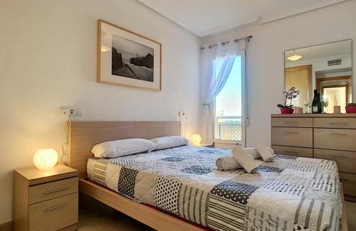 Mar de Cristal Apartment | Ribera Beach 3: Oceanfront Retreat with Pool & Breakfast
