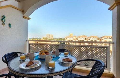 Mar de Cristal Apartment | Ribera Beach 3: Oceanfront Retreat with Pool & Breakfast