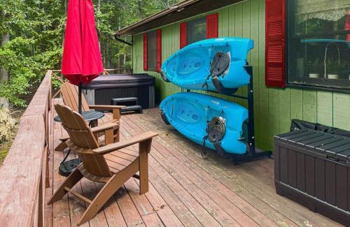 Great Cacapon House | Riverfront Cabin with Hot Tub, Kayaks & WiFi Await You