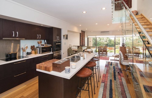 Augusta Apartment | Riverside Retreat: Chef's Kitchen & Ocean Views Await