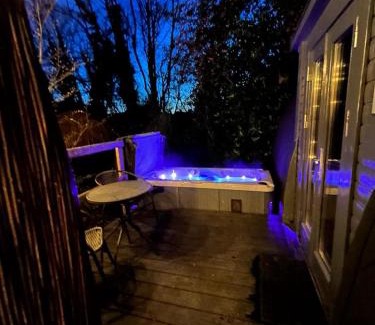 Taicynhaeaf Apartment | Pet-Friendly River Side Cabin with Hot Tub in Snowdonia