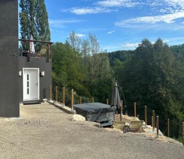 Vetraz-Monthoux Villa | River Villa with Scenic View, Jacuzzi & Forest Access