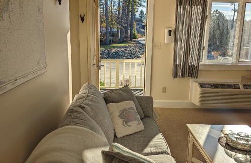 Edgecomb Apartment | Riverfront Studio #210 with Balcony - Perfect for Families