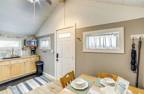 Big Rapids Apartment | Riverfront Big Rapids Cabin w/Fire Pit!