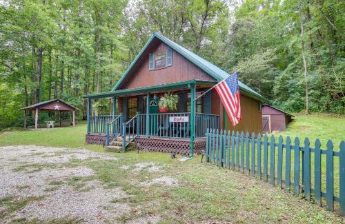 Briceville House | Cozy Riverfront Cabin in Briceville with Patio & Fire Pit