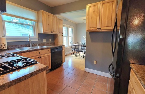 McHenry House | Riverfront Retreat: Pet Friendly with Spa & Ocean Views