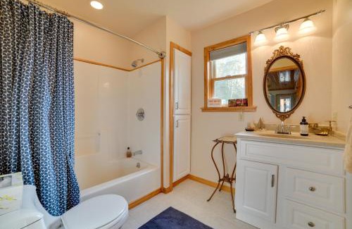 Cheboygan House | Cozy Riverfront Cheboygan Cabin with Kayaks & Pet-Friendly
