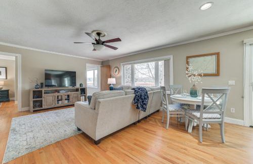 Cheboygan House | Beautiful Riverfront Cheboygan Home with Deck & Boat Dock