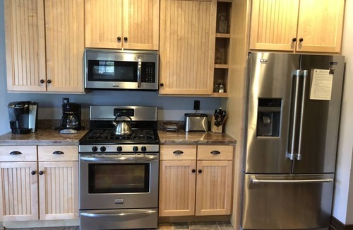 Lake Placid House | Riverfront Retreat: Walk to Shopping & Olympic Center