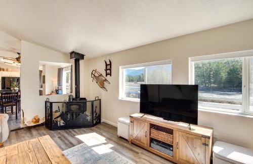 Packwood House | Exceptional Riverfront Home with Deck, Near Mount Rainier