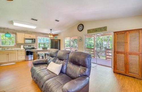 Crystal River House | Riverfront Duplex with Shared Dock & Family-Friendly Fire Pit