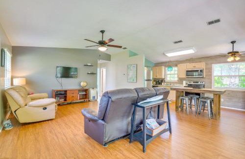 Crystal River House | Riverfront Duplex with Shared Dock & Family-Friendly Fire Pit