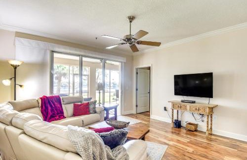 Palm Coast Apartment | Idyllic Riverfront Palm Coast Retreat with Spa & Ocean Views