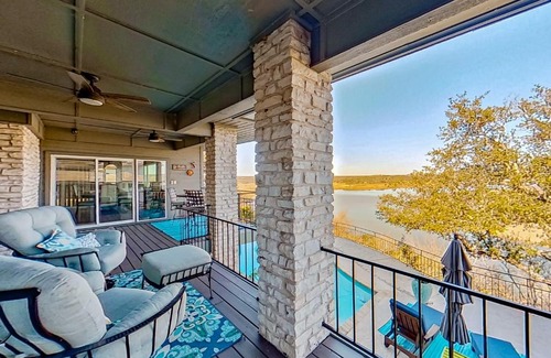 Spicewood House | Inviting Riverfront R & R with Pool and Family Fun