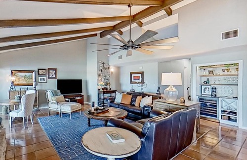 Spicewood House | Inviting Riverfront R & R with Pool and Family Fun