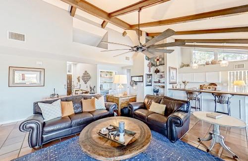 Spicewood House | Inviting Riverfront R & R with Pool and Family Fun