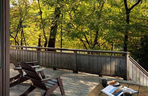 Confluence Ski Chalet | Pet-Friendly Riverside Chalet Plus with Oceanfront Views