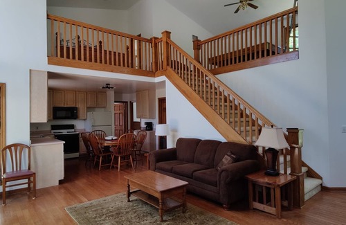 Marion House | Pet-Friendly Retreat with Pool, Arcade & River Access
