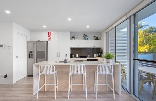 Forster Apartment | Stunning Riverside Apartment with Pool & Ocean Views