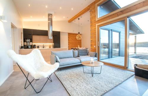 Rovaniemi Apartment | Elegant Riverside Suites with Private Beach & Ocean View