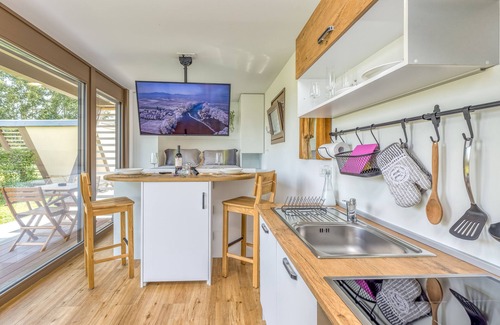 Metlika House | Private Beach Retreat: Riverside Suite in Gradac, Slovenia