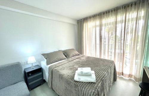 Maceio Apartment | Oceanfront RN Studio Premium Maceió with Private Beach