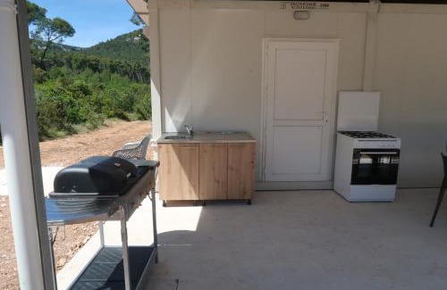 Cara House | Relax at Robinson Olive Tree Huts - Pet and Child Friendly