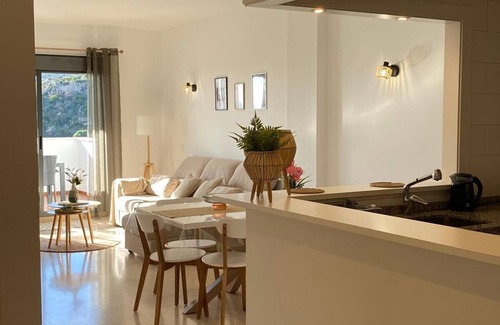 Manilva Apartment | Rock Bay 2422: Breathtaking Sea & African Coast Views