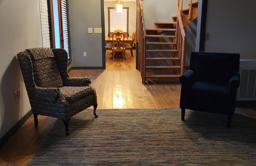 Peach County House | Enjoy Nature from Our Rocking Chair Porch Oasis