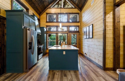 Broken Bow Cabin | Enchanting Cabin Retreat with Spa, Hot Tub & EV Charger