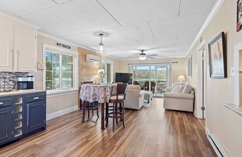 Mountain Island Villa | Serene Lakefront Escape with Spa & Hot Tub Amenities