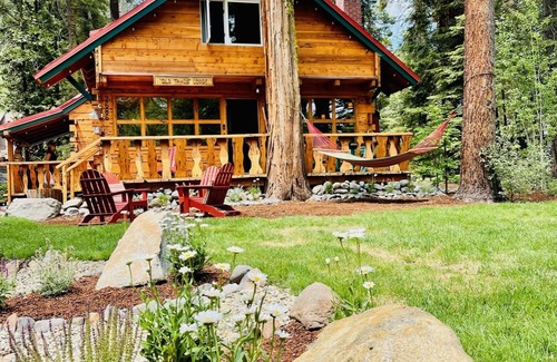 Timberland Cabin | Romantic Log Cabin with Hot Tub and Oceanfront Views