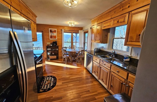 Ferguson Cabin | Pet-Friendly Cabin with Hot Tub, Jacuzzi & Scenic Views